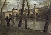Corot Camille The bridge of Mantes oil painting artist